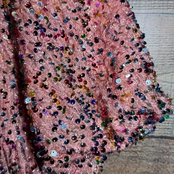 Lola + The Boys Sequin Strawberry Birthday Cake Pink Dress size 4 NWT - Picture 6 of 15